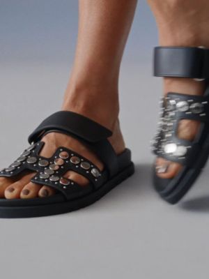 未使用 HERMESエルメス サンダル シプレ 38 24cm 黒 サンダル 《シプレ》 | Hermès - エルメス-公式サイト